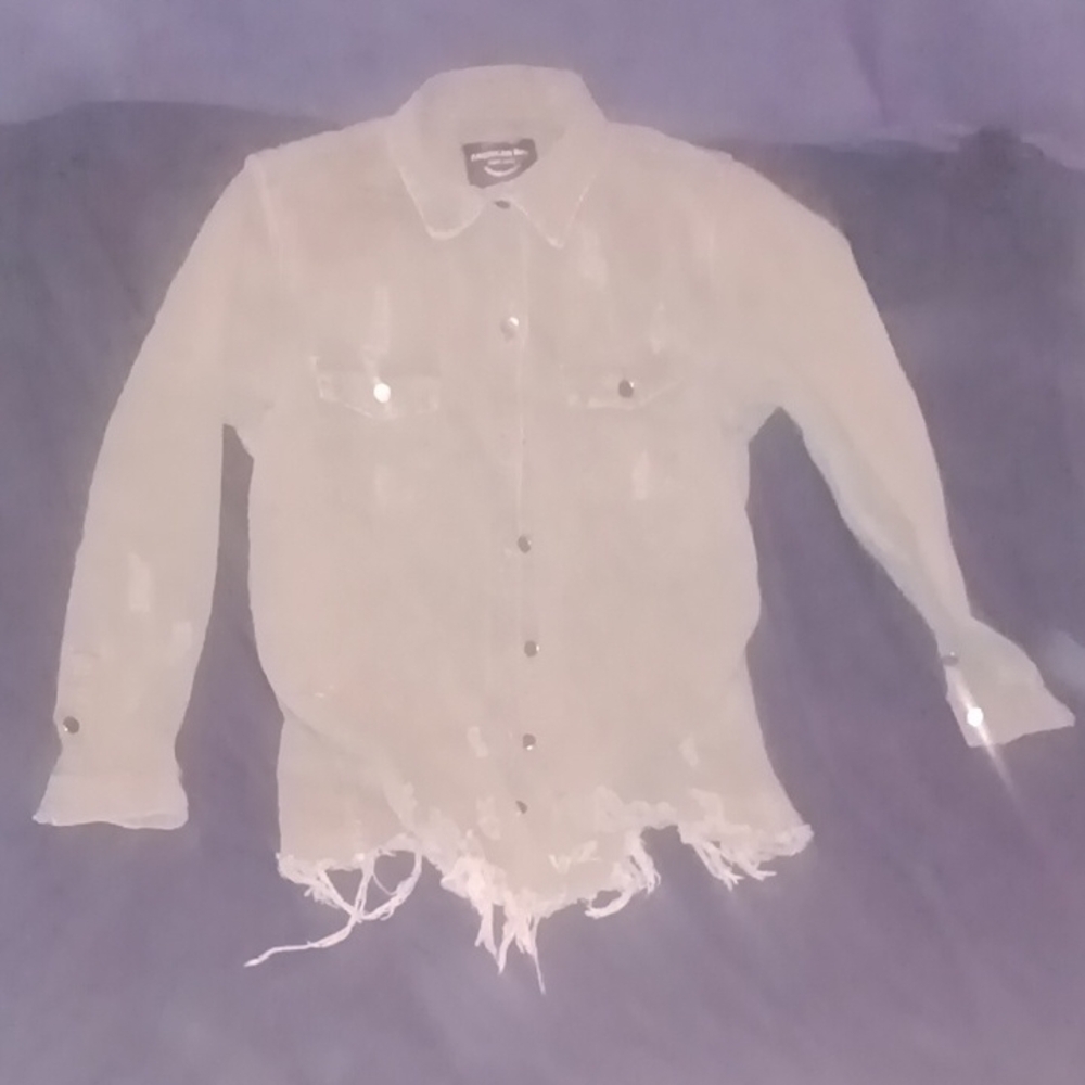 Distressed Denim Jacket